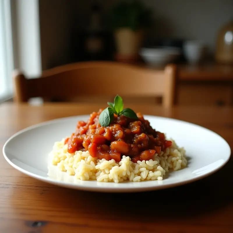 Ropa Vieja de Jackfruit: Receta Cubana Vegana con Salsa Criolla y Arroz Blanco