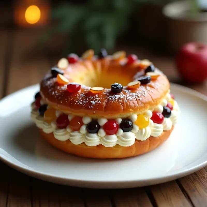 Roscon de Reyes Relleno de Nata y Trufa: Receta Tradicional con Sorpresa