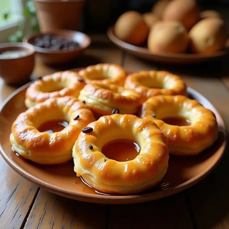 Roscos de Anís con Miel: Dulce Tradicional de Feria