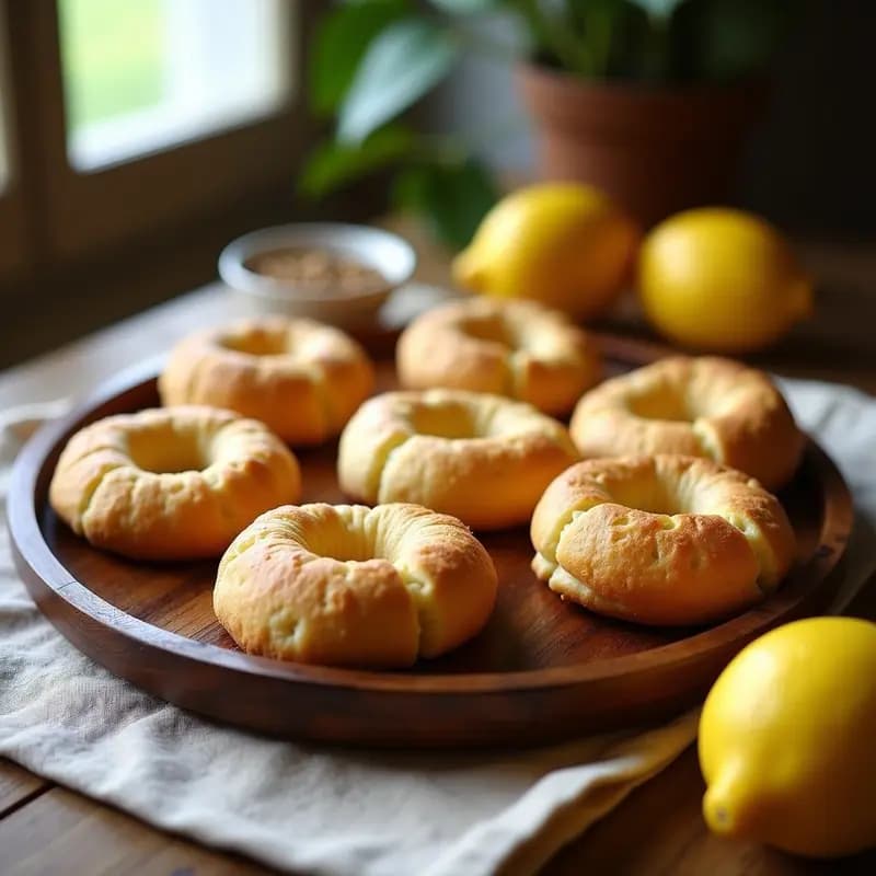 Roscos de Anís con Ralladura de Limón: Galletas Aromáticas para el Desayuno