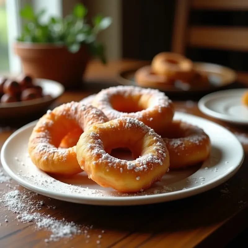 Roscos fritos de anís Receta de repostería tradicional para fiestas