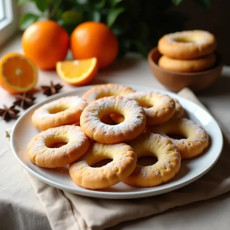 Roscos de Vino con Anís y Ralladura de Naranja: Dulce Típico para Fiestas
