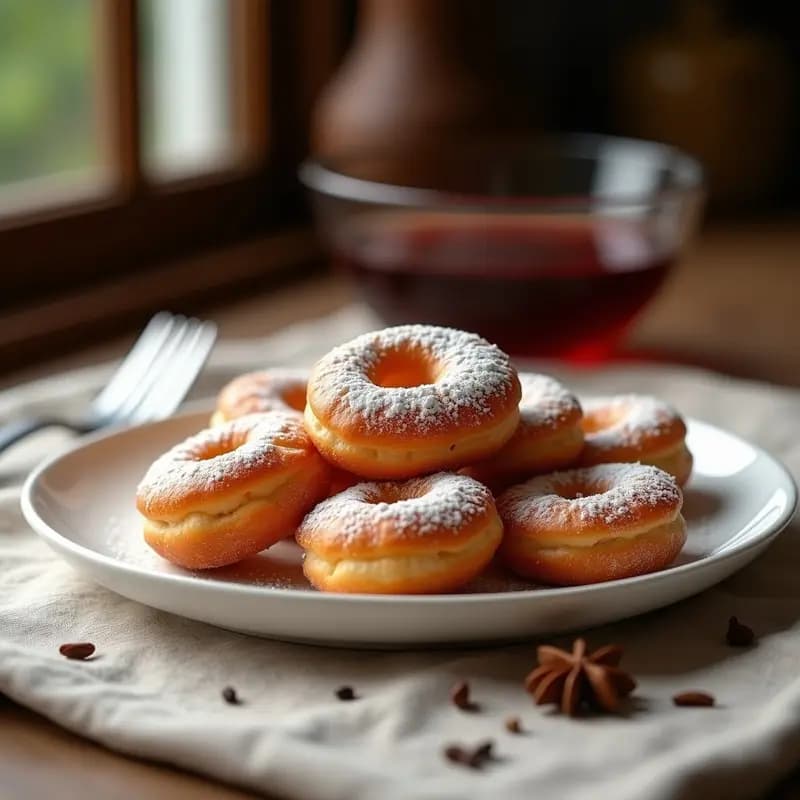 Roscos de vino tinto y anís: Postre andaluz crujiente y aromático para fiestas
