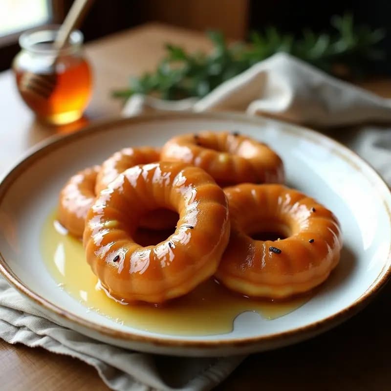 Rosquillas de Anís con Baño de Miel: Dulce Típico de Ferias