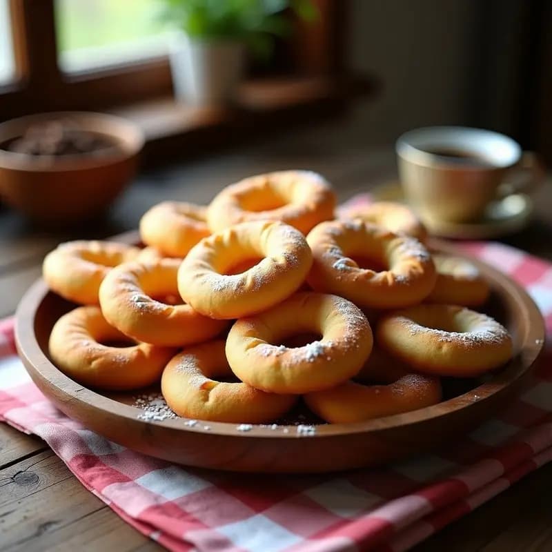 Rosquillas de anís caseras: Receta fácil para desayunar o merendar