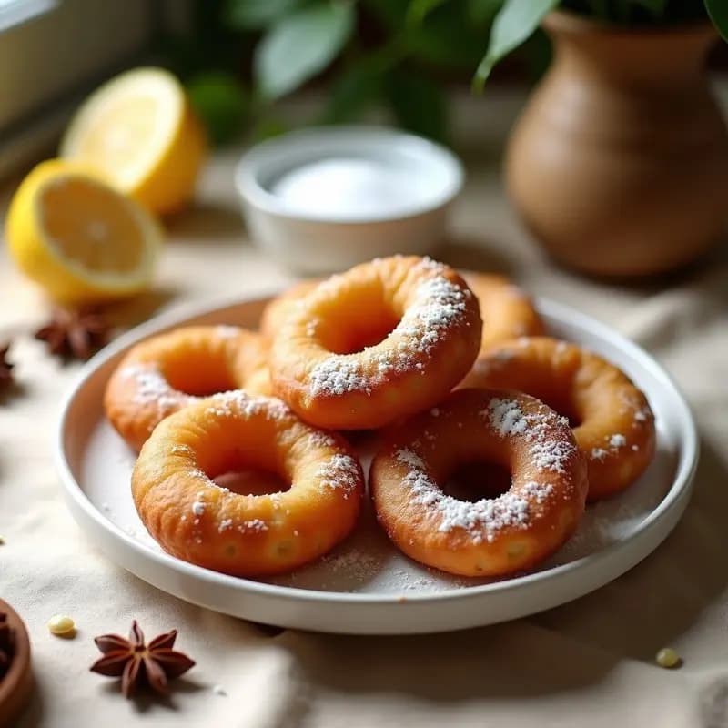 Rosquillas de Anís y Ralladura de Limón: Postre Casero para Meriendas