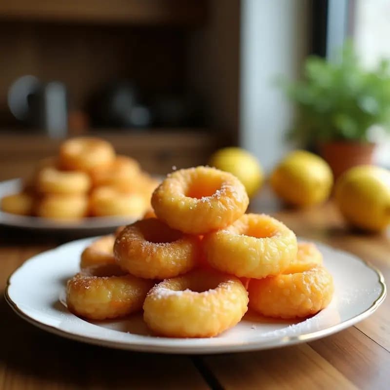 Rosquillas de anís y limón: Receta de repostería murciana fácil y económica