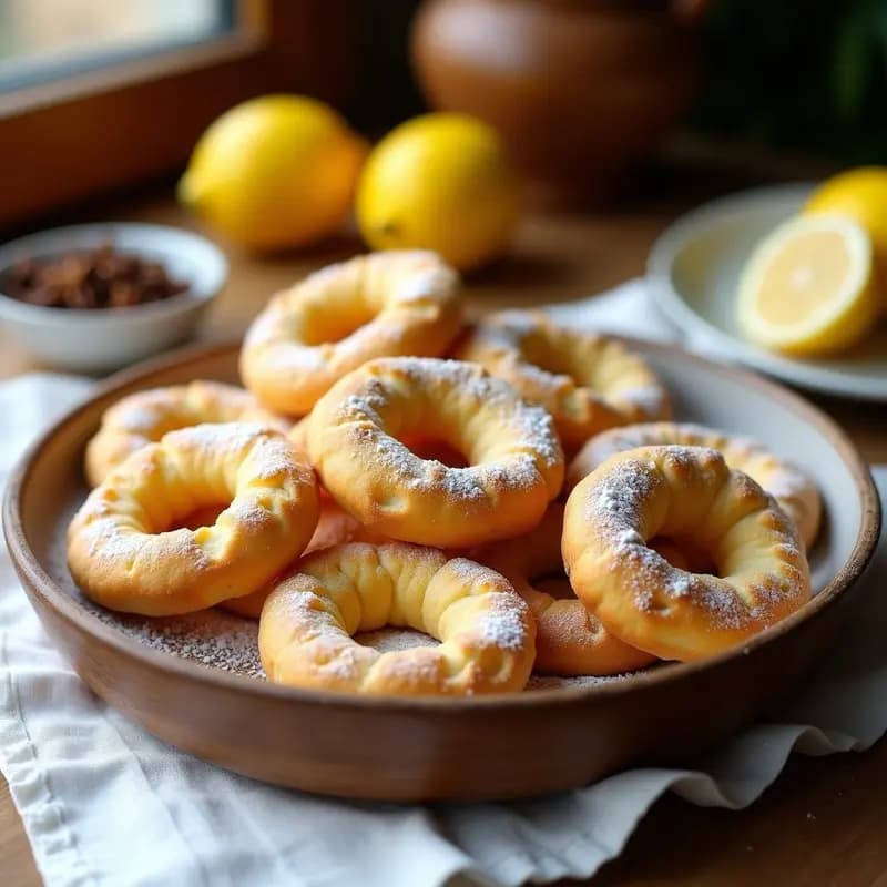 Rosquillas de Anís y Ralladura de Limón: Receta de Repostería Casera para Desayunar