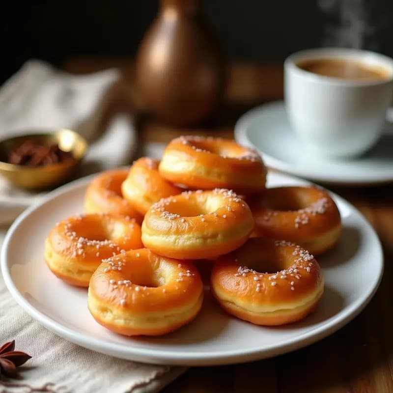 Rosquillas de Anís: Postre Tradicional Español Esponjoso y Aromático