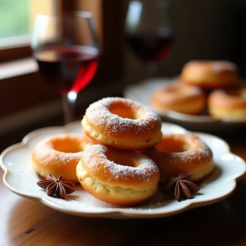 Rosquillas de Vino Tinto y Anís: Postre Tradicional de Castilla en 20 Minutos