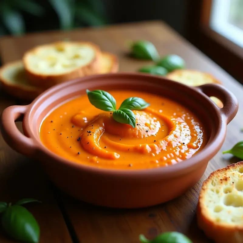 Rouille de Pimientos Asados con Ajo y Pan de Ajo: Receta Francesa para Acompañar Carnes