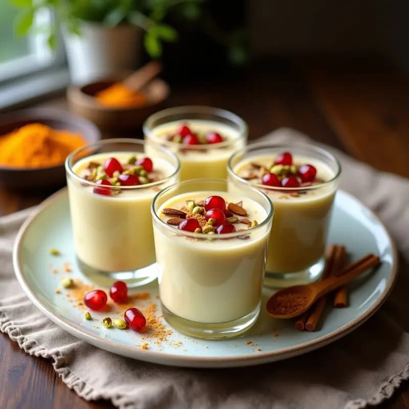 Sahlab con Frutos Secos y Agua de Azahar: Pudín de Orquídea Turco Tradicional