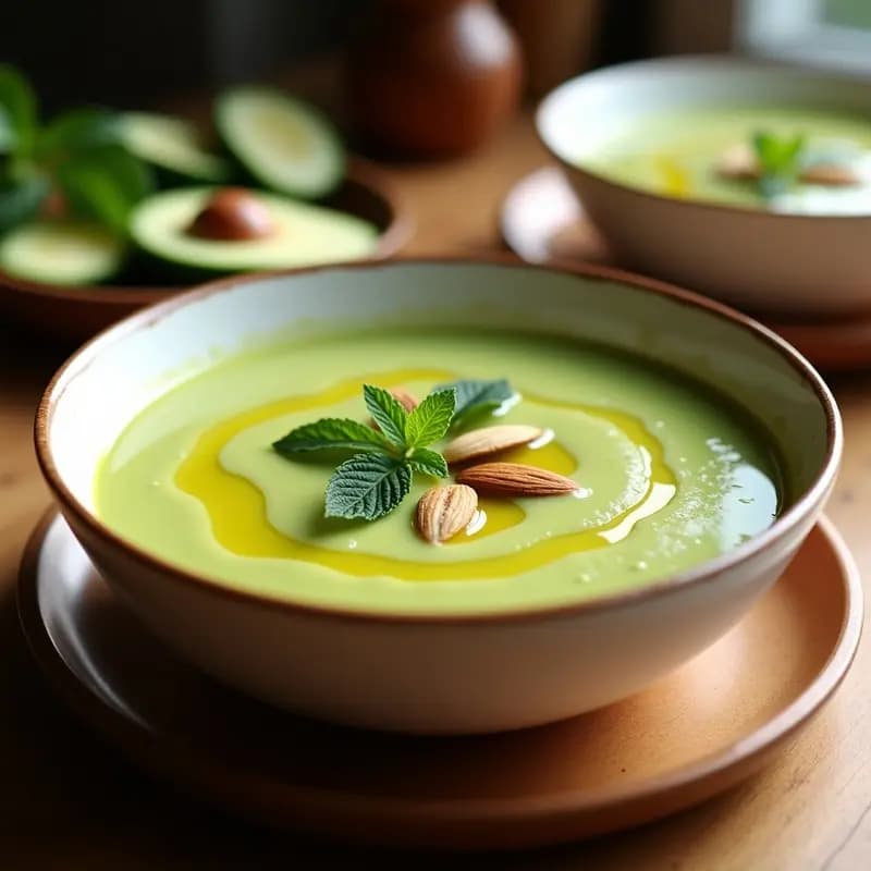 Salmorejo de Aguacate y Pepino: Versión Verde de la Receta Española Clásica