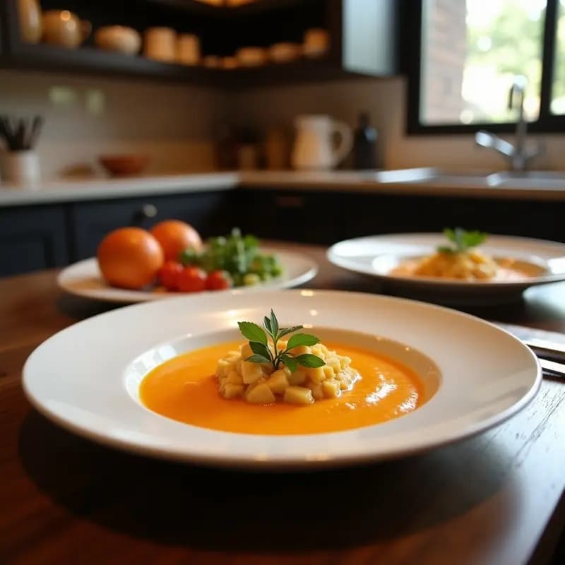 Salmorejo de Remolacha y Manzana con Crutones de Centeno: Receta Española Vegana en Thermomix