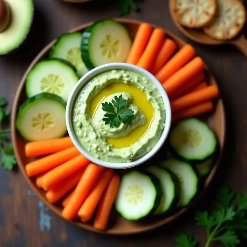 Salsa de Aguacate y Miso Blanco: Dip Vegano para Tupper en 5 Minutos