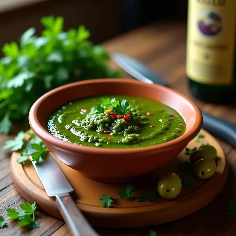 Salsa Chimichurri Argentina: Receta Auténtica en 10 Minutos y Sin Cocinar