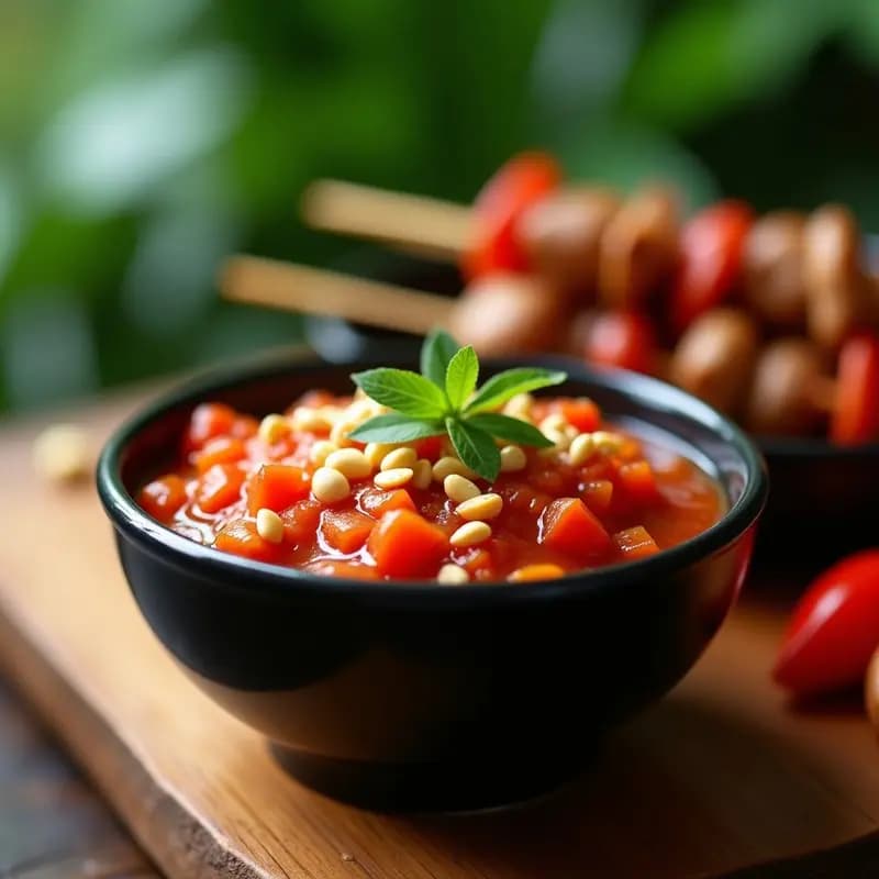 DAbu Dabu Salsa de Chile y Limón: Acompañamiento Indonesio Picante para Carnes