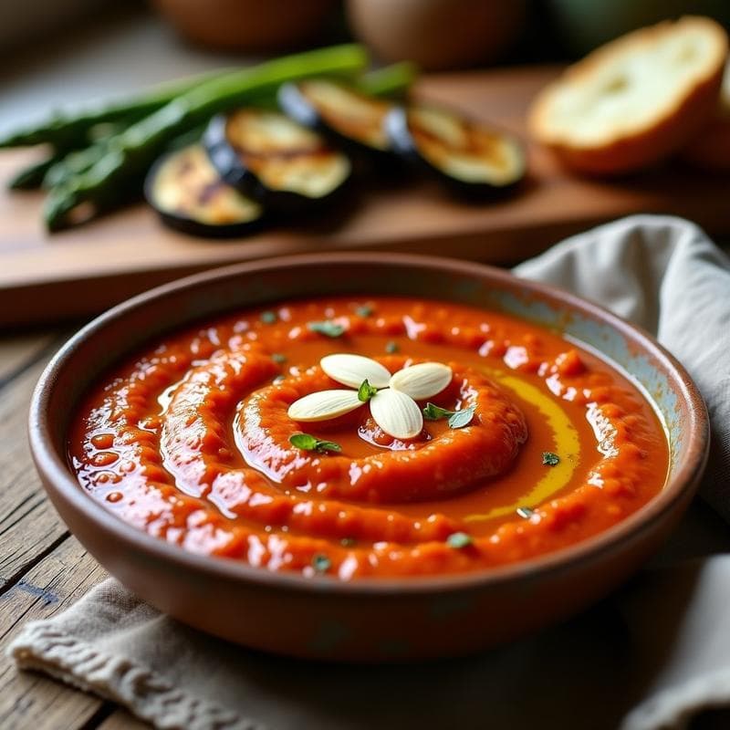Salsa Romesco Auténtica: Receta Catalana Tradicional en 20 Minutos con Toque Ahumado