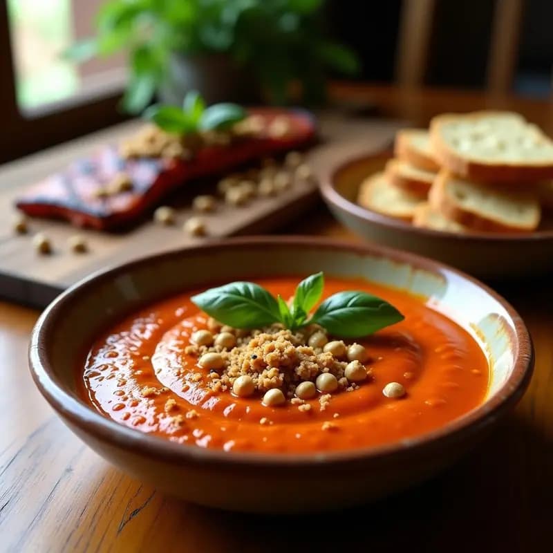 Salsa Romesco con Ñoras y Avellanas: Receta Catalana para Acompañar Carnes y Pescados