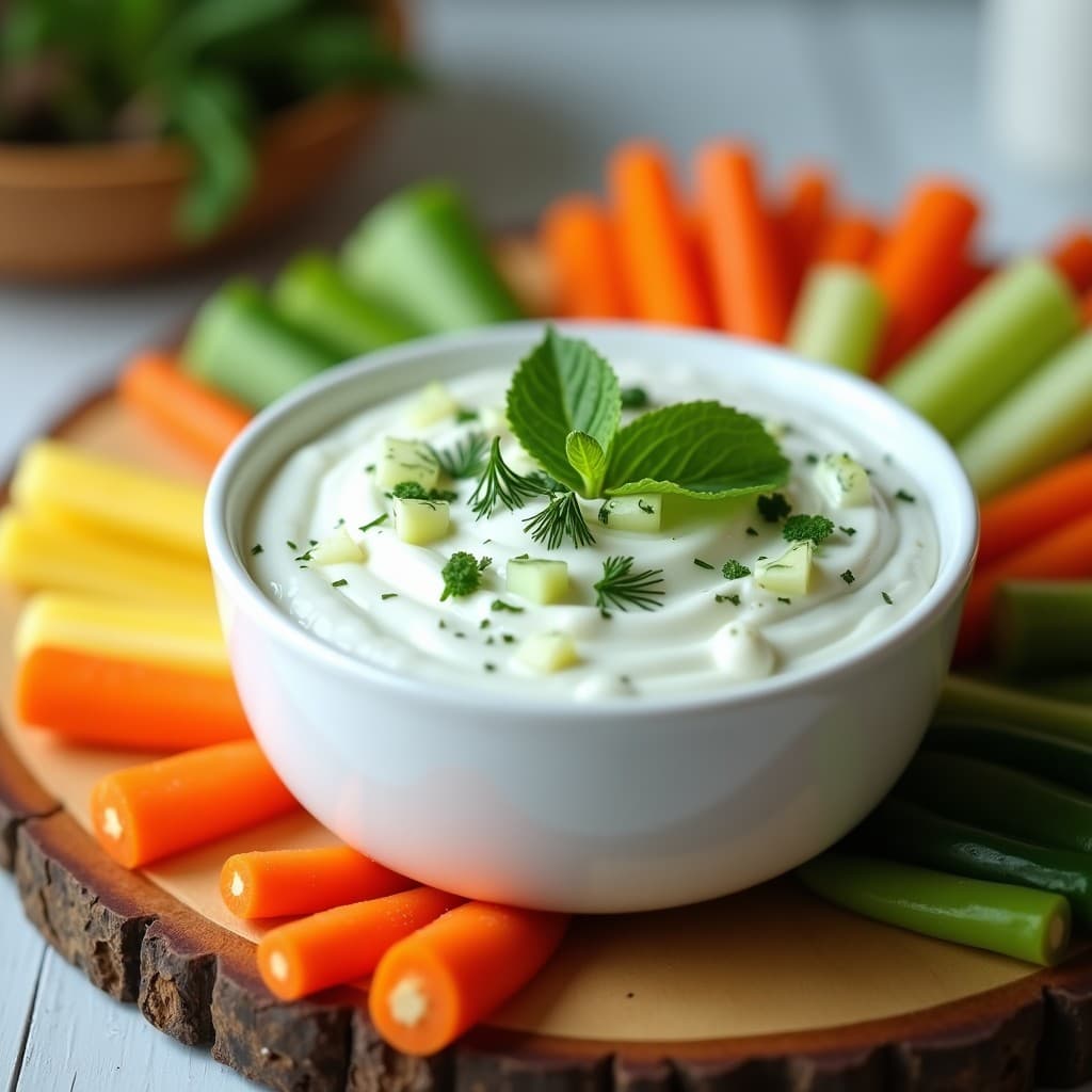 Salsa de Yogur Griego con Pepino y Eneldo: Dip Proteico y Bajo en Calorías para Snacks