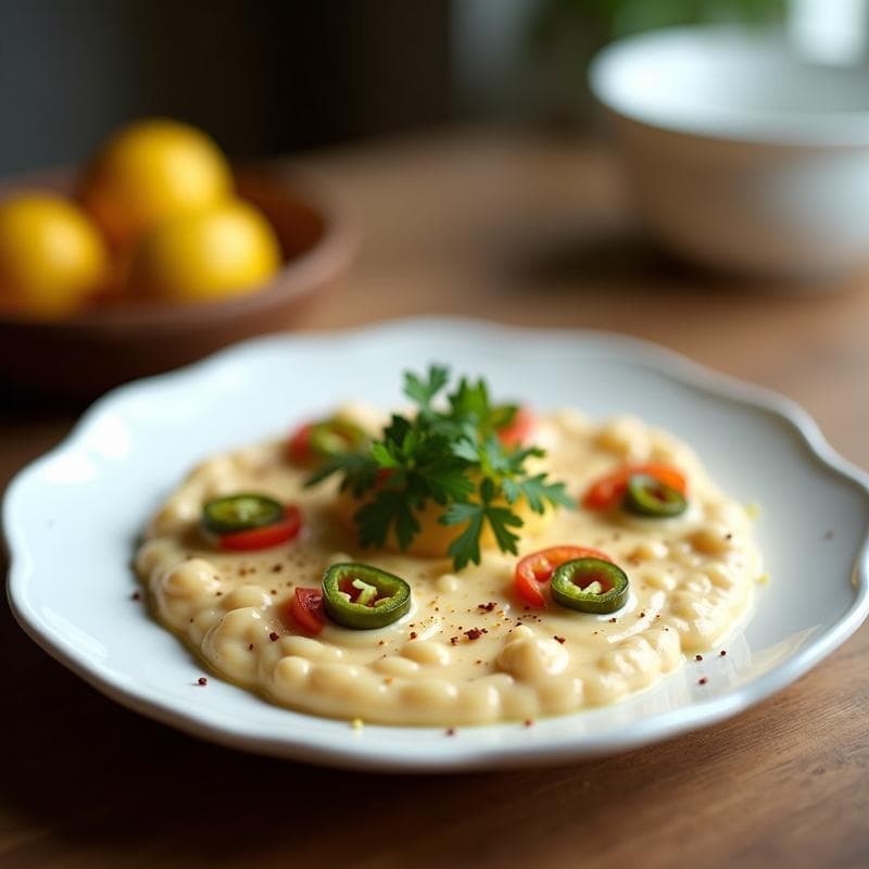 Salsa de Yogur Griego con Pimientos Asados y Granada: Aderezo Mediterráneo para Ensaladas