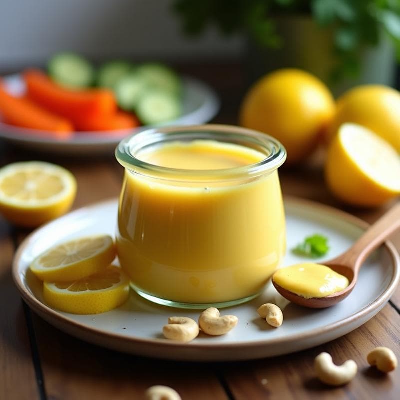 Salsa de Yoqi de Anacardos y Limón: Alternativa Vegana a la Mayonesa en 10 Minutos