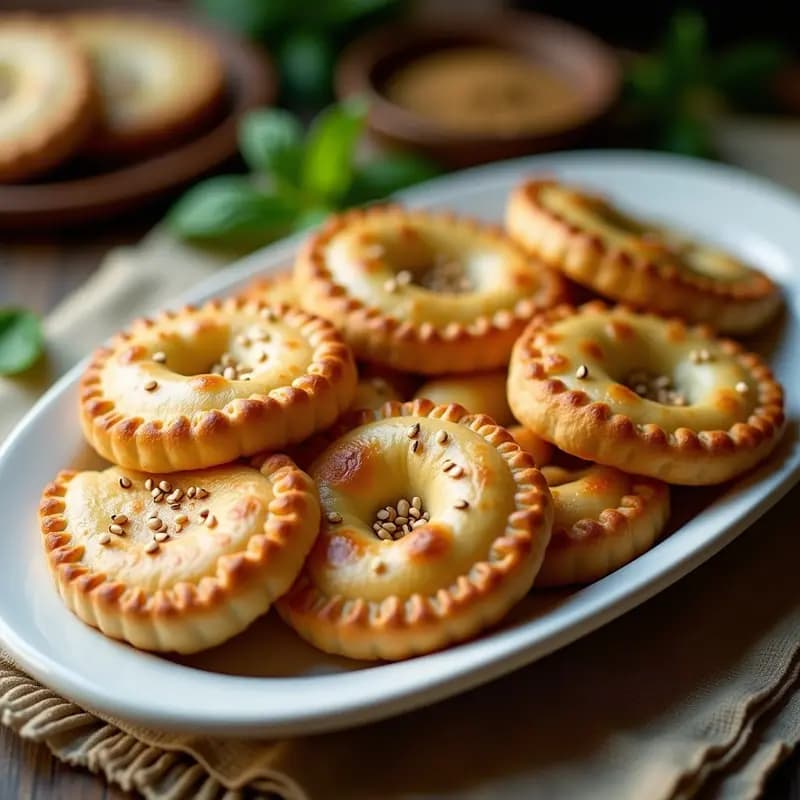 Sambusak de Queso Akkawi y Zaatar: Empanadillas Levántinas Crujientes en Airfryer