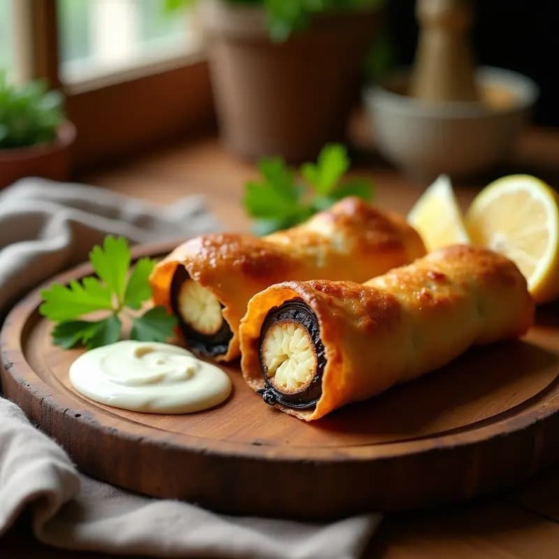 Sami Kebab Armenio de Berenjena y Queso Halloumi: Receta en Airfryer y Sin Carne