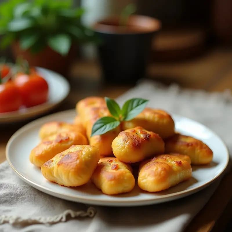 Samosa de Coliflor y Guisantes: Entrante Indio al Horno con Toque Crujiente