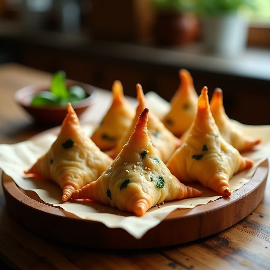 Samosa de Espinacas y Queso Paneer al Horno: Receta India Sin Fritura y Alta en Calcio