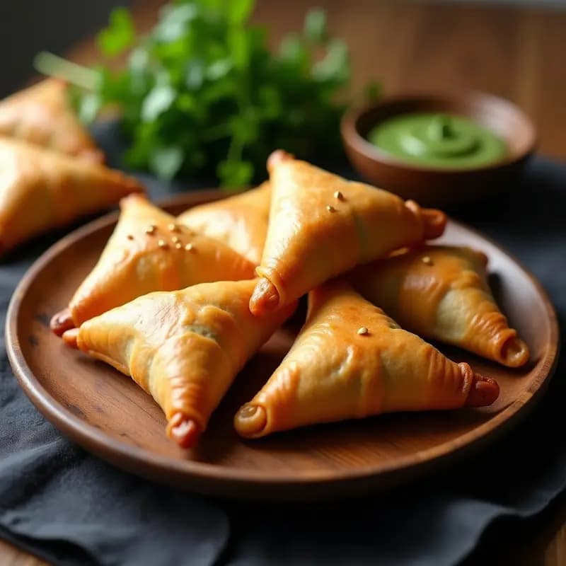 Samosas de Calabaza Butternut y Comino: Empanadillas Indianas en Airfryer Sin Gluten
