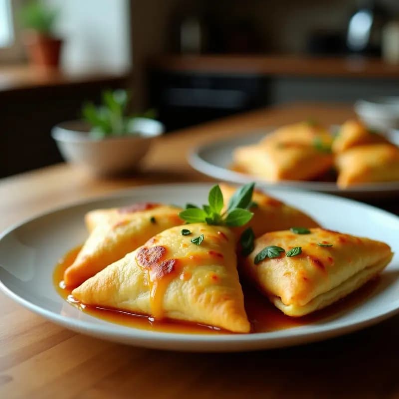 Samosas de Calabaza y Queso Feta: Entrante Indio con Toque Griega en Airfryer