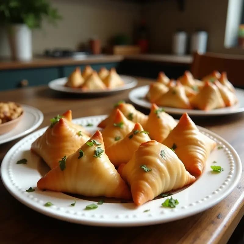 Samosas de Coliflor y Pasas al Horno: Receta India Sin Fried y Sin Gluten