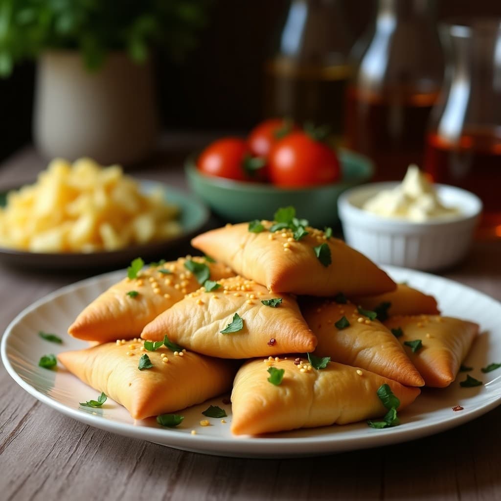 Samosas de Espinacas y Queso Paneer al Horno: Receta Indiana en Airfryer Sin Freír