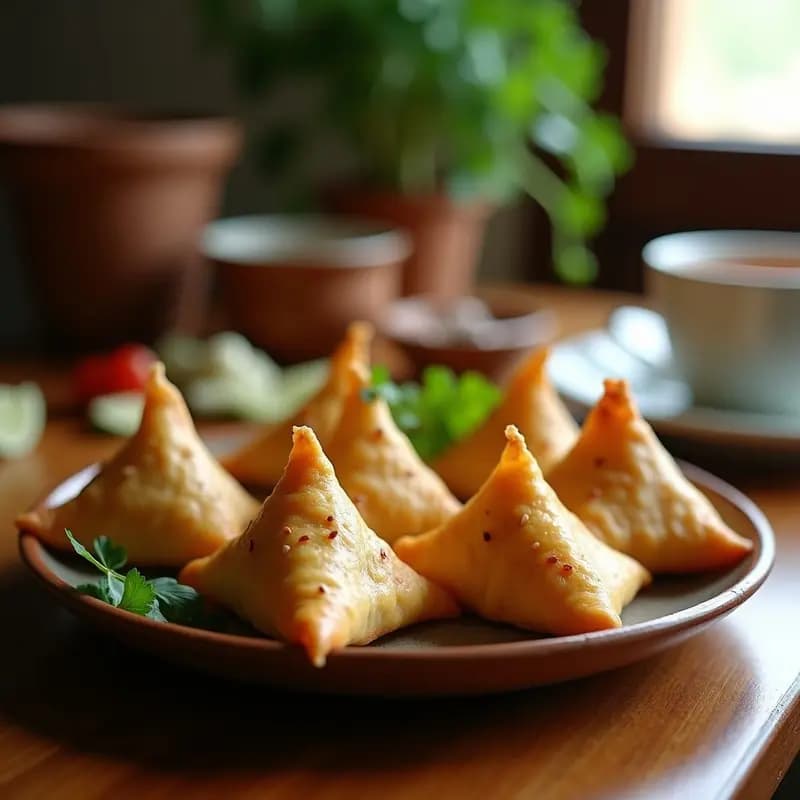 Samosas de Garbanzos y Calabaza: Receta India en Airfryer Sin Masa Tradicional