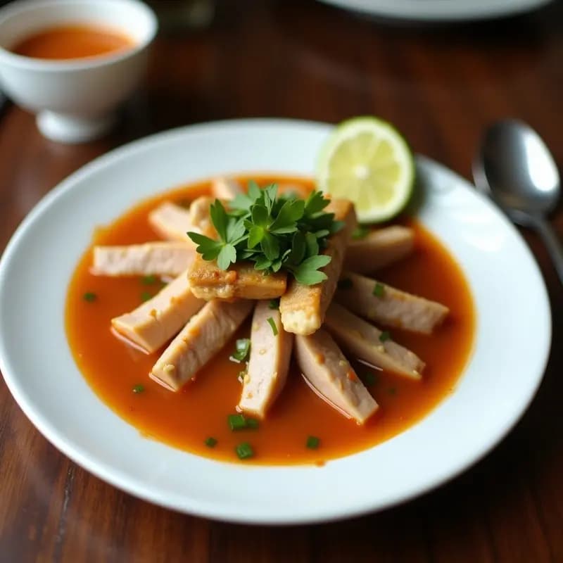 Sampaloc o Sinigang de Cerdo con Tamarindo: Sopa Filipina Ácida y Reconfortante en Olla