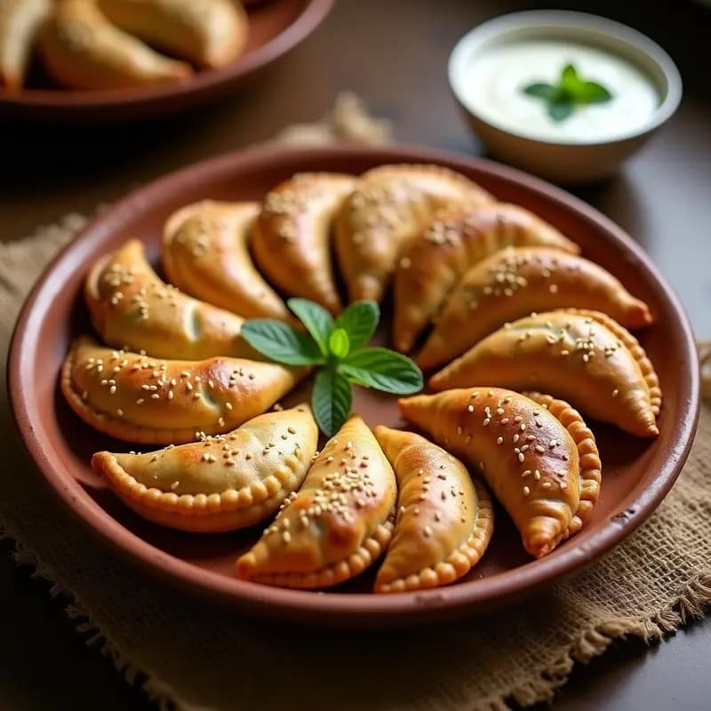 Samsa de Carne Picante y Yogur: Receta Afgana Crujiente en Airfryer