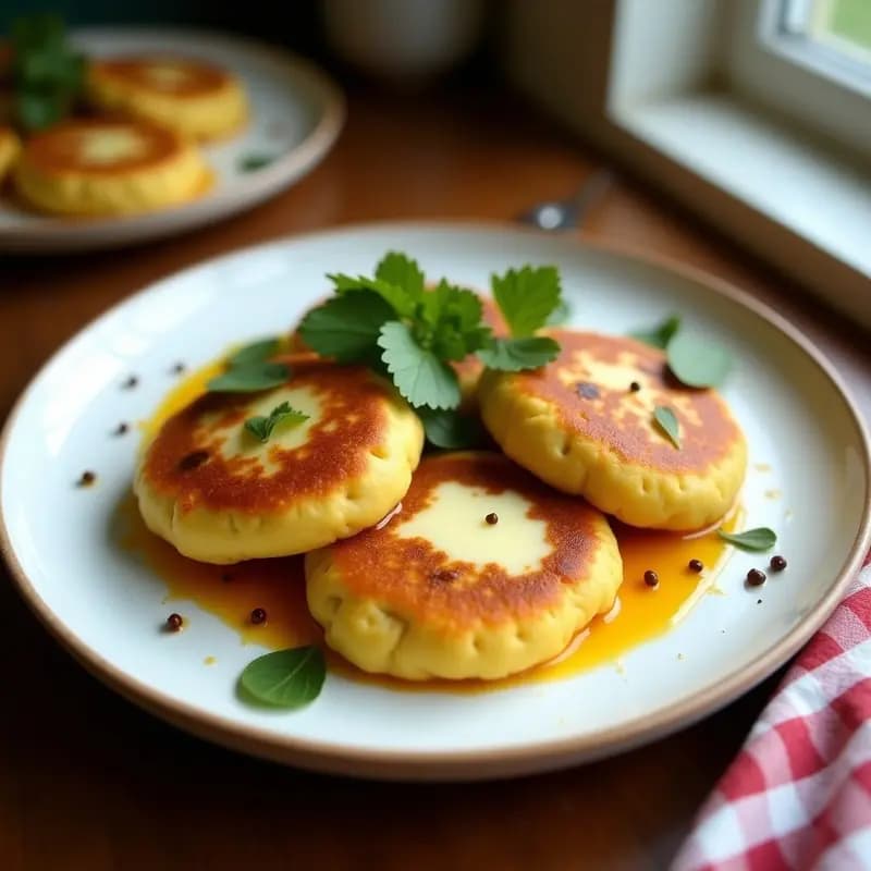 Samusas de Espinacas y Queso Paneer: Empanadillas Indianas Fritas con Especias Garam Masala