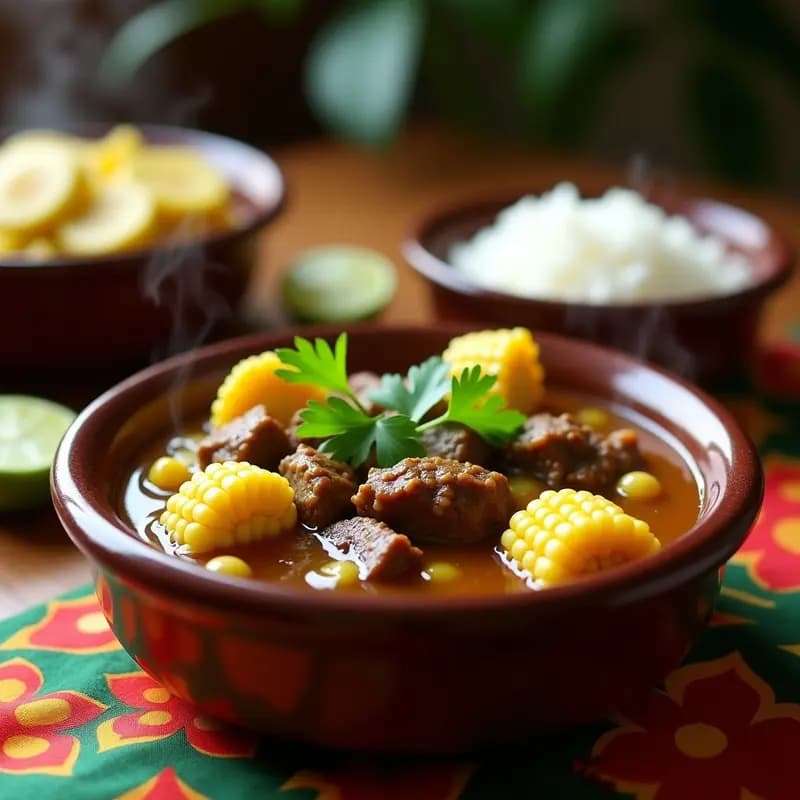 Sancochado de Res con Yuca y Maíz: Receta Dominicana en Olla a Presión y Nutritiva