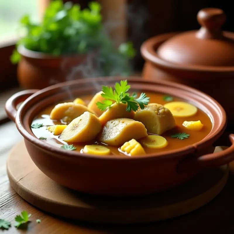 Sancocho Criollo con Yuca y Pollo: Receta Colombiana Tradicional y Nutritiva