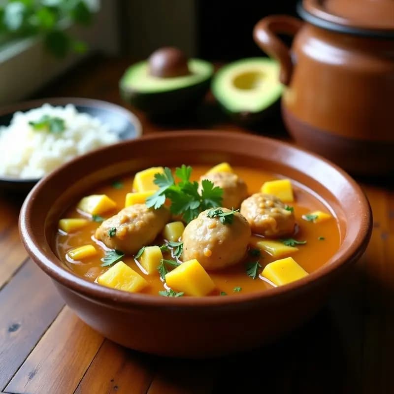Sancocho de Gallina con Yuca y Maíz: Receta Dominicana en Olla Exprés