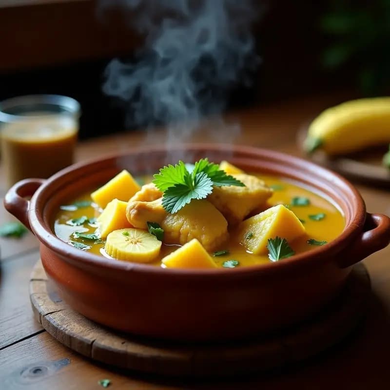 Sancocho de Gallina con Yuca y Maíz: Receta Colombiana para Días Fríos