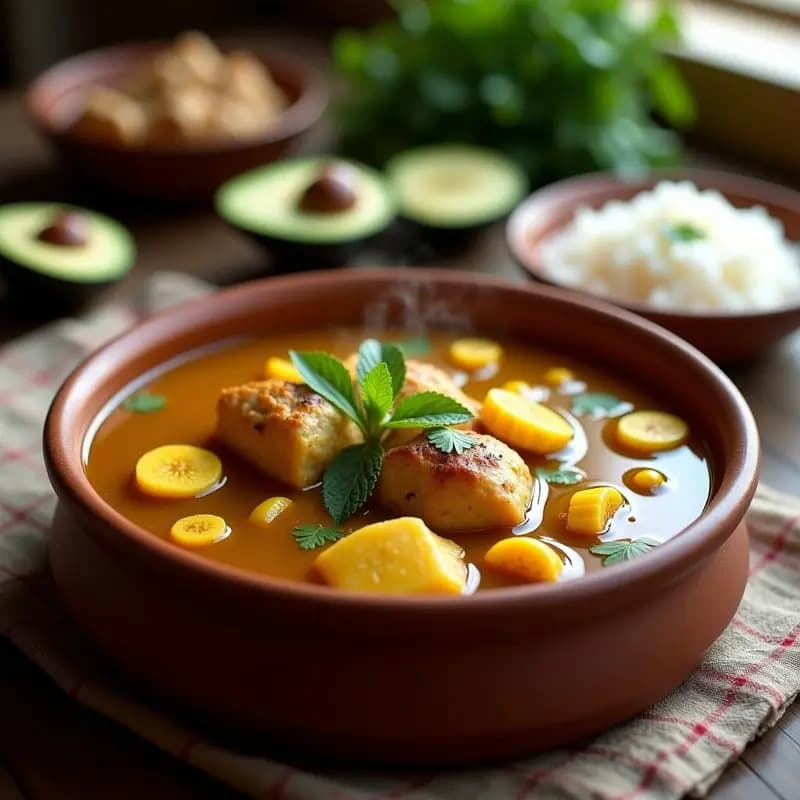 Sancocho Colombiano de Pollo con Yuca y Mazorca: Receta Tradicional en Olla Lenta