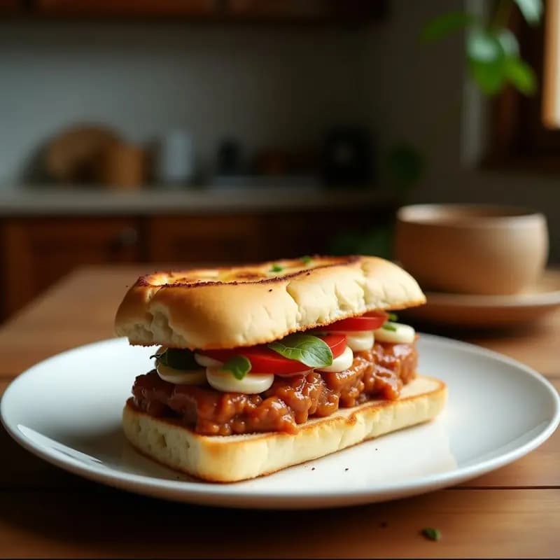 Sándwich de Pan de Centeno con Paté de Alcachofas y Rúcula: Receta Italiana para Llevar