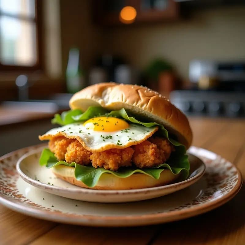 Sándwich de Chicharrón Prensado con Aguacate y Huevo Frito: El Sándwich Dominicano Definitivo