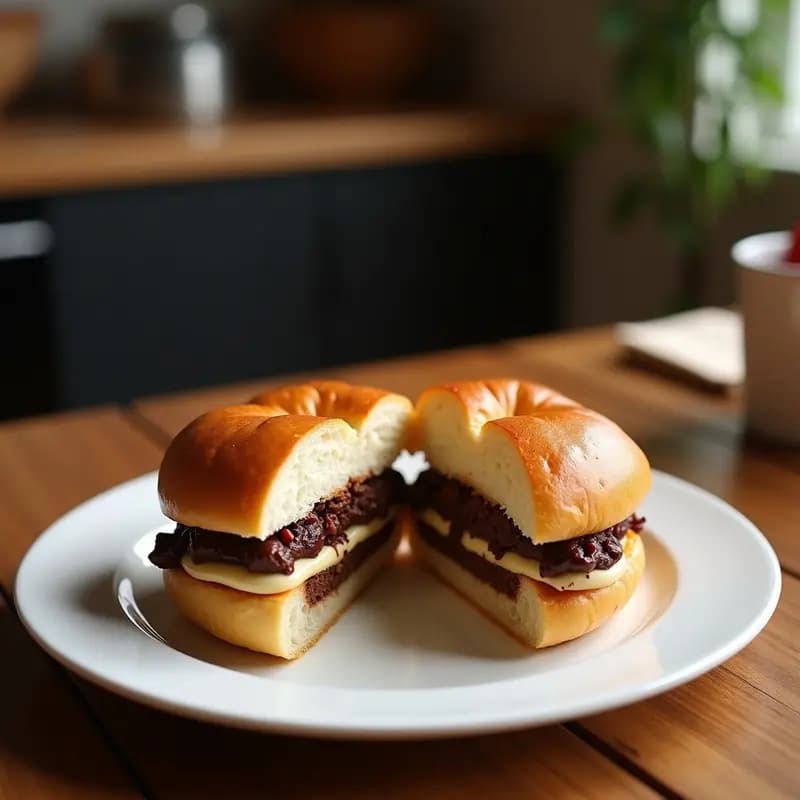 Sándwich de Chocolatina y Queso en Pan Brioche: Desayuno o Merienda Ultra Indulgente