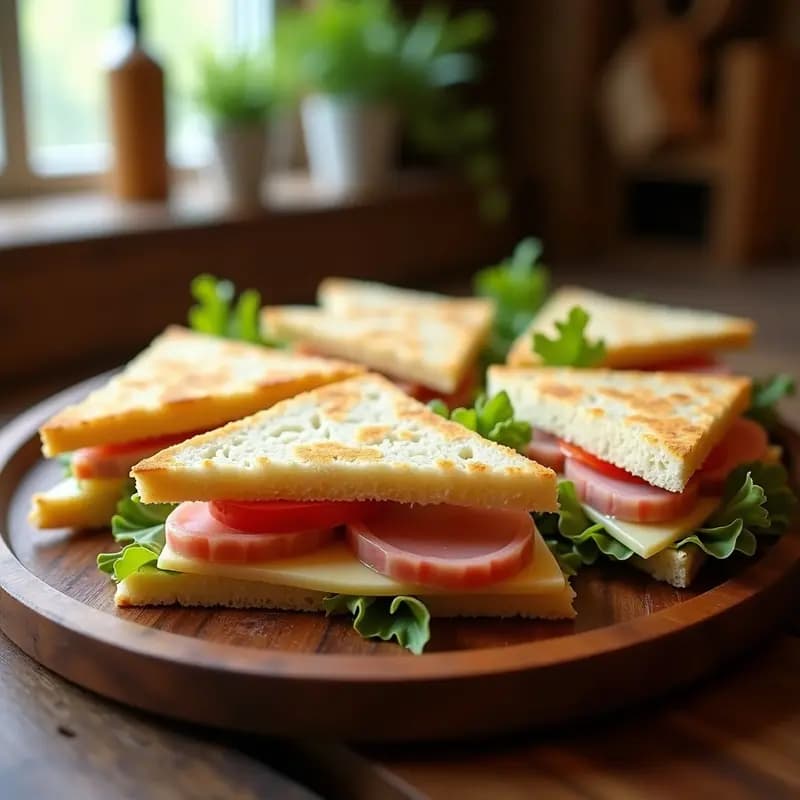 Sándwich de Miga con Jamón y Queso: Receta Argentina Clásica para Fiestas