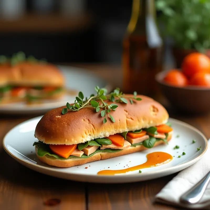 Sándwich de Pan de Algas con Paté de Aceitunas Negras y Anchoas: Entrante Mediterráneo Innovador