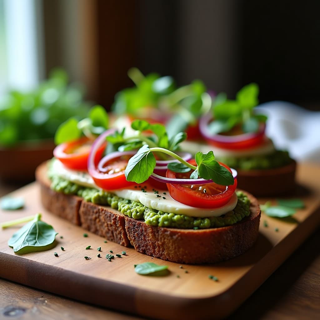 Sándwich de Pan de Centeno con Pesto de Rúcula y Queso de Cabra: Receta Alemana Sin Gluten