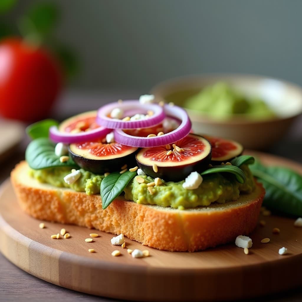 Sándwich de Pan de Maíz con Guacamole y Higos Frescos: Receta para Tupper Sin Gluten